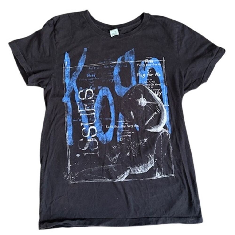 Vintage Korn Band Black T-Shirt Size Medium